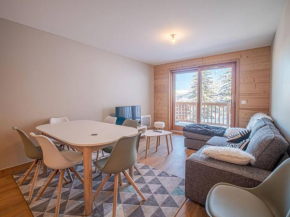 Appartement neuf 6 pers, pied de pistes avec parking, Valmorel - FR-1-356-521